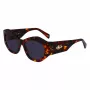 LIU JO Women's LJ786S-244 Square Sunglasses, Havana Frame, Brown Gradient Lenses, 54mm
