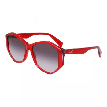 LIU JO Women's LJ797S5715623 Butterfly Cat-Eye Sunglasses Havana Brown Gradient 57mm