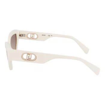 LIU JO Women's LJ800S Butterfly Cat Eye Sunglasses Havana Acetate Brown Gradient UV400