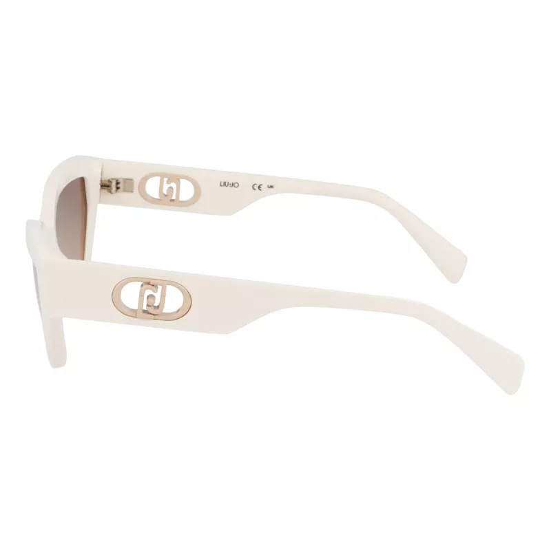 LIU JO Women's LJ800S Butterfly Cat Eye Sunglasses Havana Acetate Brown Gradient UV400