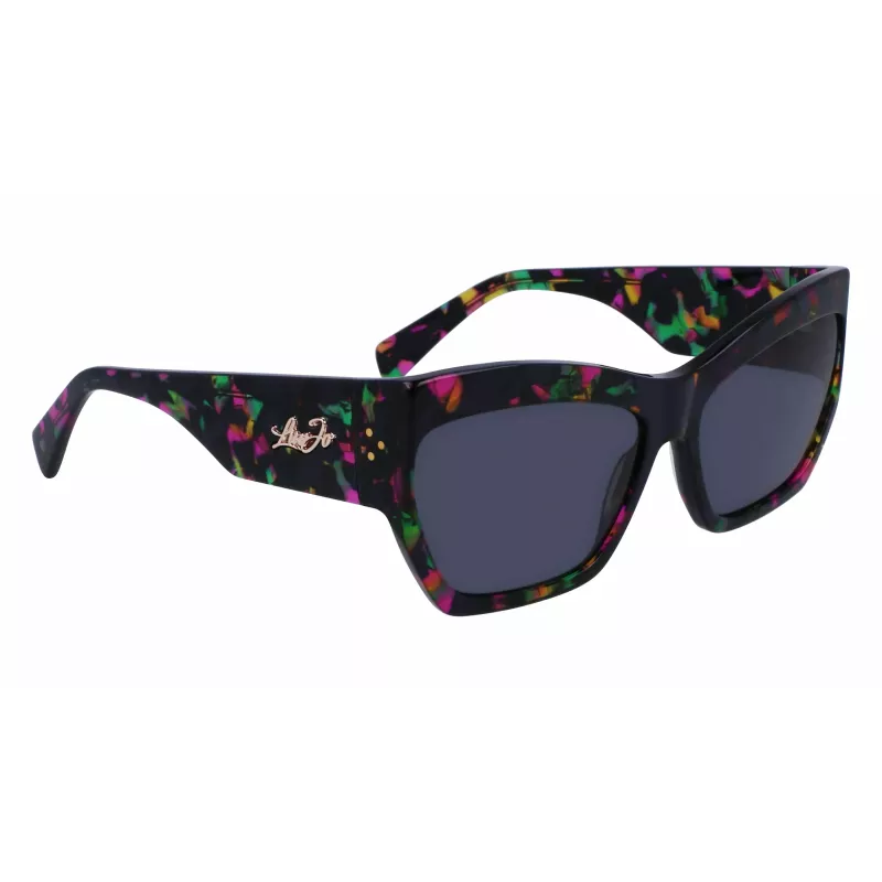 LIU JO Women's Square Acetate Sunglasses LJ785S6116304 Brown Havana Brown Gradient 61mm