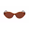 LIU JO Women's Sunglasses LJ767SR-216 Havana Propionate Brown Gradient 56mm