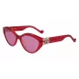 LIU JO Women's Sunglasses LJ767SR-525 Havana Brown Gradient Square 56mm