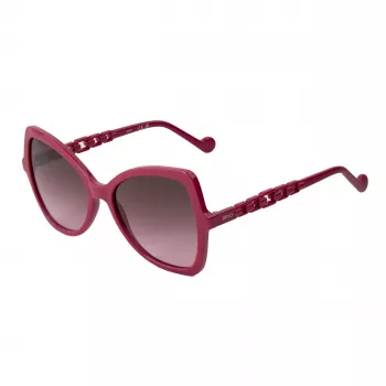 LIU JO Women's Sunglasses LJ774S-603 Havana Acetate Butterfly Brown Gradient UV400 57mm