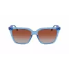 LIU JO Women's Sunglasses LJ780S-425 Butterfly Square Acetate Frame Brown Havana Gradient Lens 56mm