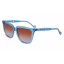 LIU JO Women's Sunglasses LJ780S-425 Butterfly Square Acetate Frame Brown Havana Gradient Lens 56mm