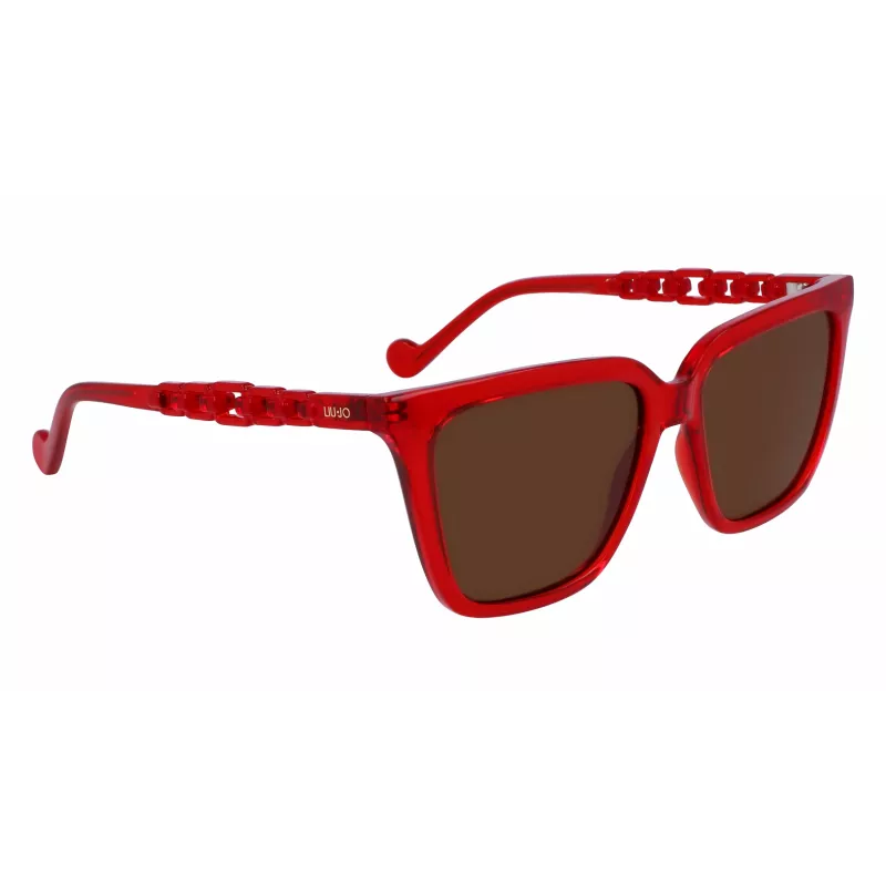 LIU JO Women's Sunglasses LJ780S-600 Butterfly Acetate Brown Havana