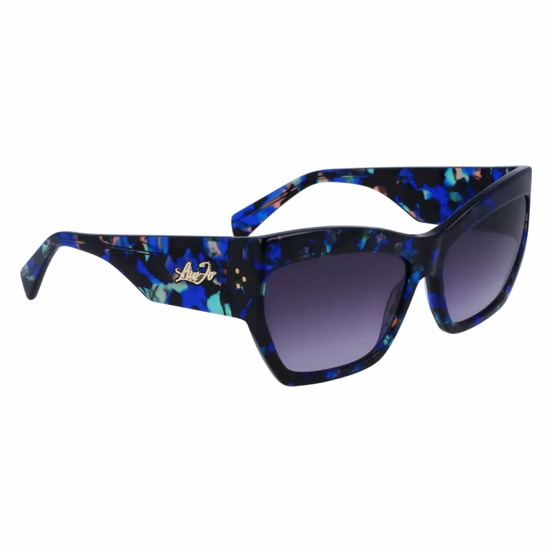 LIU JO Women's Sunglasses LJ785S-424 Blue Butterfly Cat Eye 61mm