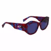 LIU JO Women's Sunglasses LJ786S-665 Butterfly Metal Frame Rose Gold Brown Gradient Lens 54mm