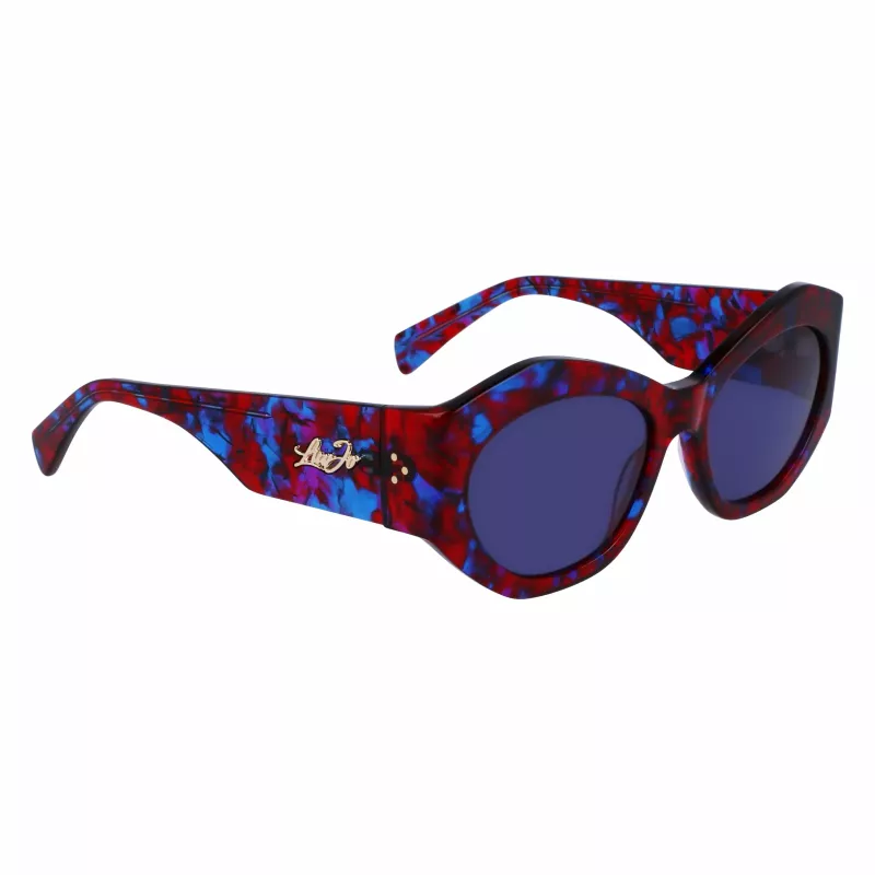 LIU JO Women's Sunglasses LJ786S-665 Butterfly Metal Frame Rose Gold Brown Gradient Lens 54mm