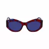 LIU JO Women's Sunglasses LJ786S-665 Butterfly Metal Frame Rose Gold Brown Gradient Lens 54mm