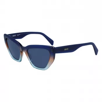 LIU JO Women's Sunglasses LJ794S-439 Blue Butterfly Frame UV400