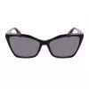 LIU JO Women's Sunglasses LJ796S-001 Butterfly/Cat-Eye Acetate Frame Grey Lens 58mm