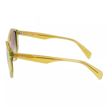 LIU JO Women's Sunglasses LJ797S5715707 Havana Geometric Frame Brown Gradient Lens 57mm