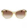 LIU JO Women's Sunglasses LJ797S5715707 Havana Geometric Frame Brown Gradient Lens 57mm