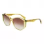 LIU JO Women's Sunglasses LJ797S5715707 Havana Geometric Frame Brown Gradient Lens 57mm