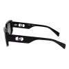 LIU JO Women's Sunglasses LJ801S5515001 Black/Grey Butterfly Oversized