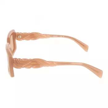 LIU JO Women's Sunglasses LJ806S5221216 - Rectangular Acetate Frame with UV400 Protection
