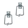 LogiLink 19 inch Cable Management Bracket 40 x 80 mm, Steel, 2 Pieces