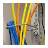 LogiLink 19 inch Cable Management Ring 140 x 100 mm, Side Cable Entry, Black