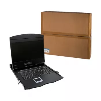LOGILINK 19 inch LCD KVM Console with VGA, US Keyboard Layout (LC902US)
