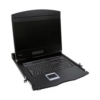 LOGILINK 19 inch LCD KVM Console with VGA, US Keyboard Layout (LC902US)