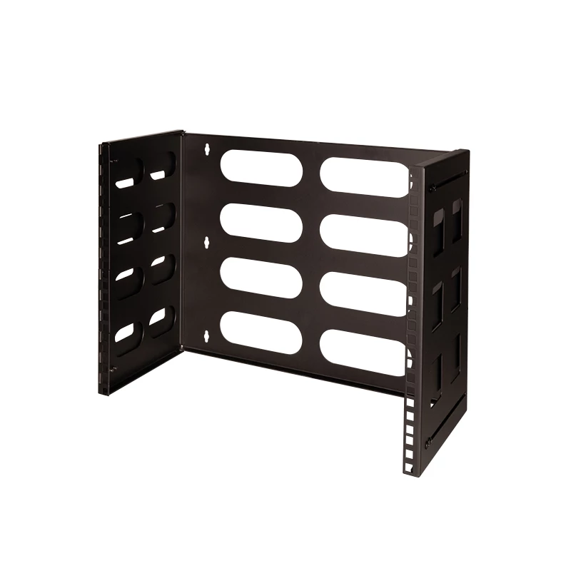 Logilink 19 inch Wall Mount Rack, 8U, Black, Open Frame