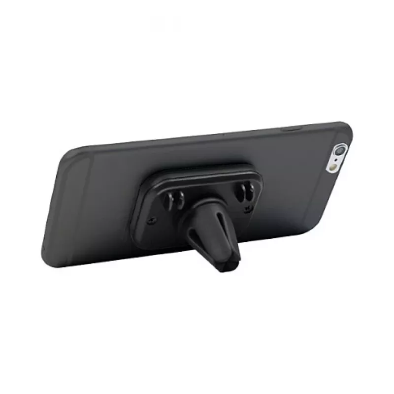 LogiLink AA0114 Magnetic Air Vent Car Mount for Smartphones, 360° Rotation, Universal Fit, Black