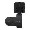 Logilink AA0173 Magnetic Phone Grip with LED Fill Light, Black, Rechargeable, MagSafe Compatible, 3 Light Modes