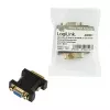 LogiLink AD0001 DVI-I to VGA Adapter, DVI-I Male to HD15 Female, 1080p, Black