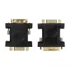 LogiLink AD0001 DVI-I to VGA Adapter, DVI-I Male to HD15 Female, 1080p, Black