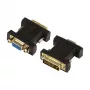 LogiLink AD0001 DVI-I to VGA Adapter, DVI-I Male to HD15 Female, 1080p, Black
