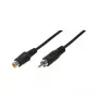 LogiLink Audio Extension Cable RCA Male to RCA Female, 10 m, Black