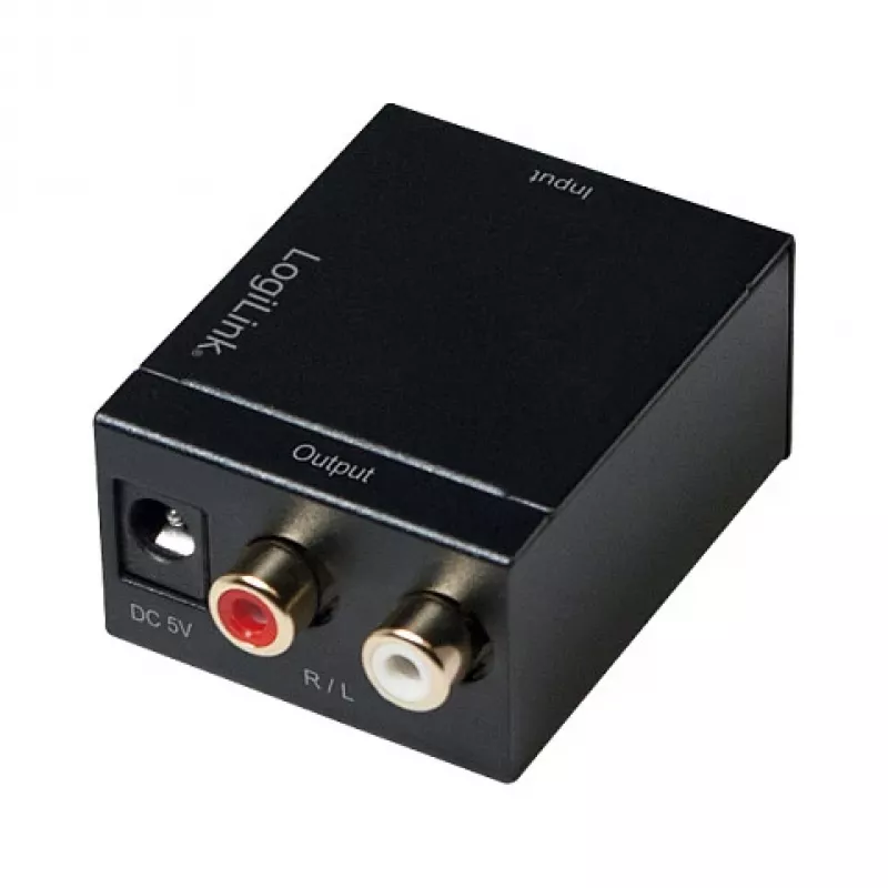 LogiLink CA0100 Digital-to-Analog Audio Converter (SPDIF/Coaxial to RCA Stereo)