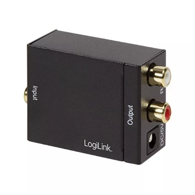 LogiLink CA0100 Digital-to-Analog Audio Converter (SPDIF/Coaxial to RCA Stereo)