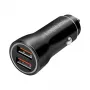 LogiLink PA0285 2-Port USB Car Charger 10.5W, LED Illuminated, Black