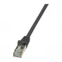 LogiLink Cat.6 F/UTP Patch Cable, 0.25m, Black, EconLine
