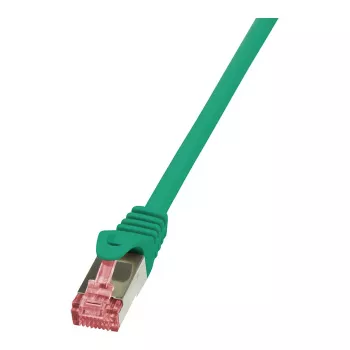 LogiLink Cat.6 S/FTP Patch Cable, Green, 0.5 m, PrimeLine