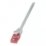 LogiLink Cat.6 U/UTP Patch Cable, 0.25m, Grey, PrimeLine