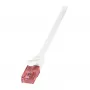 LOGILINK Cat.6 U/UTP Patch Cable, 0.25m, White, Bare Copper, Gigabit Ethernet, RJ45, Snagless, PVC Jacket