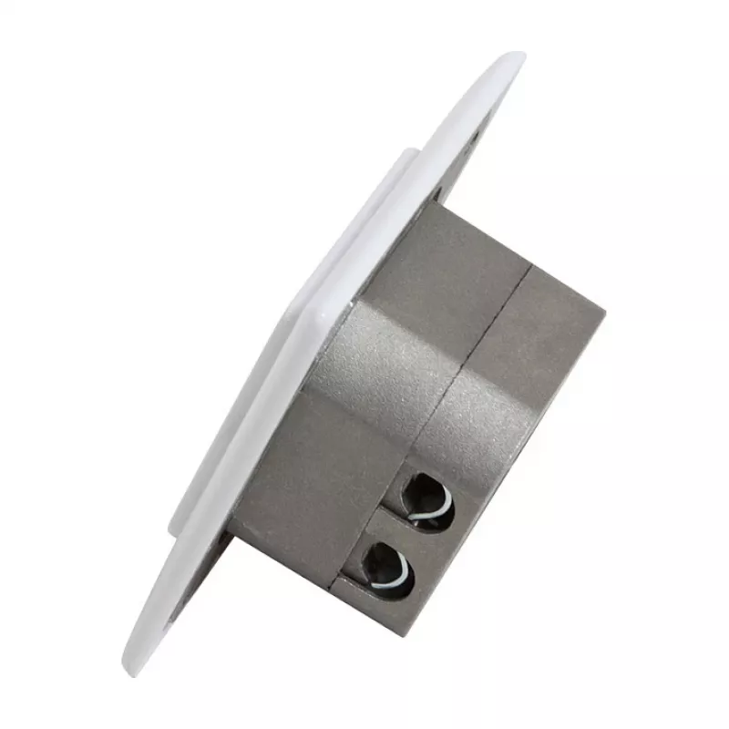 LogiLink Cat.6 Wall Outlet 2xRJ45 STP Horizontal Signal White
