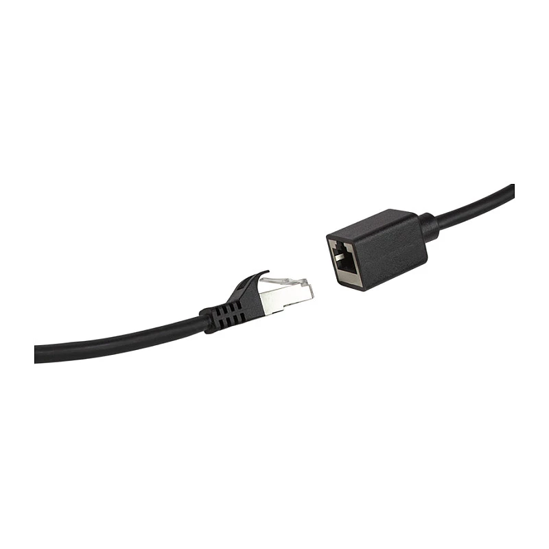 LogiLink Cat.6A Premium Patch Cable Extension, S/FTP, Black, 3 m