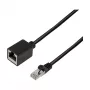 LogiLink Cat.6A Premium Patch Cable Extension, S/FTP, Black, 3 m
