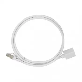 Logilink Cat.6A S/FTP Premium Patch Cable Extension - White, 5m (RJ45 Male to Female)