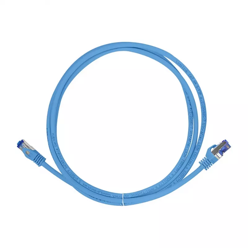 LogiLink Cat.6A S/FTP Ultraflex Patch Cable, GHMT Certified, Blue, 0.5 m