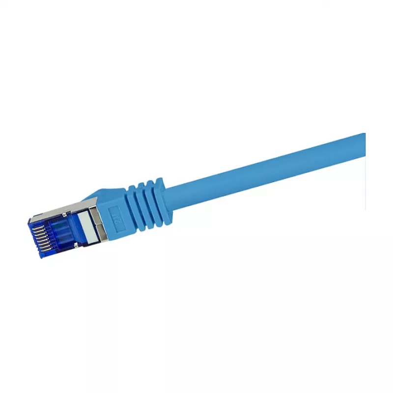 LogiLink Cat.6A S/FTP Ultraflex Patch Cable, GHMT Certified, Blue, 0.5 m