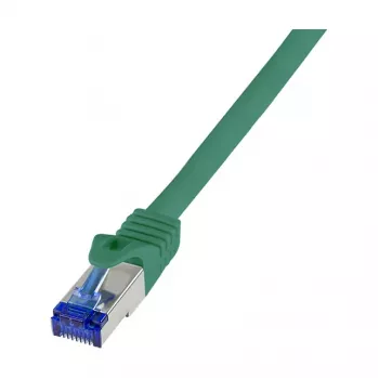 LogiLink Cat.6A S/FTP Ultraflex Patch Cable, GHMT Certified, Green, 1.0m
