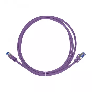 LogiLink Cat.6A S/FTP Ultraflex Patch Cable, Purple, 0.25 m, GHMT Certified