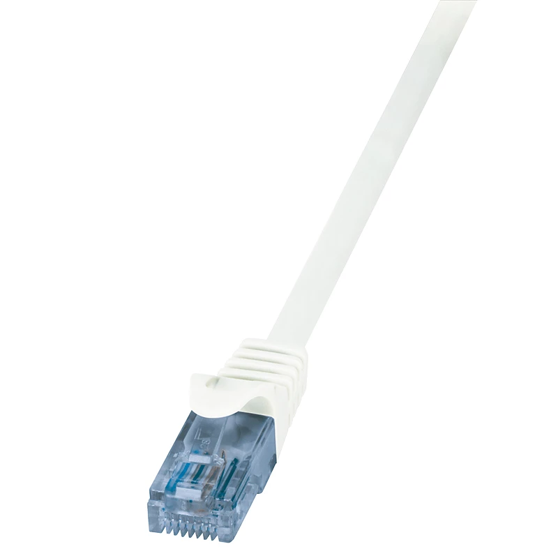 LogiLink Cat.6A U/UTP Ethernet Patch Cable, RJ45, 0.1m, White
