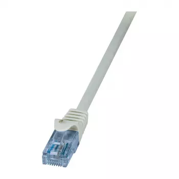 LogiLink Cat.6A U/UTP RJ45 Patch Cable, 0.25 m, Grey, EconLine